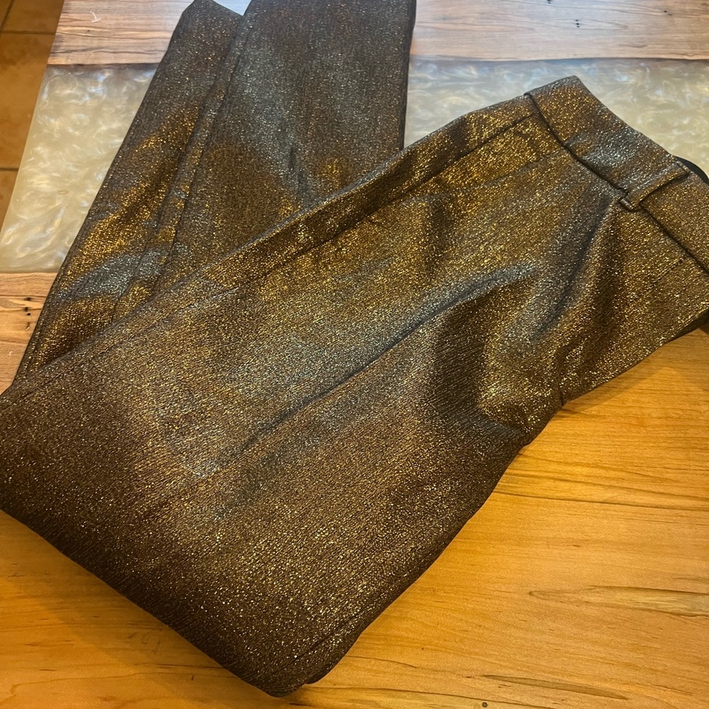 Never worn White House black market gold dress pants
